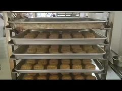 2.0KW PLC Panel H1290mm αυτόματη μηχανή Maamoul μηχανή σχηματισμού μπισκότων