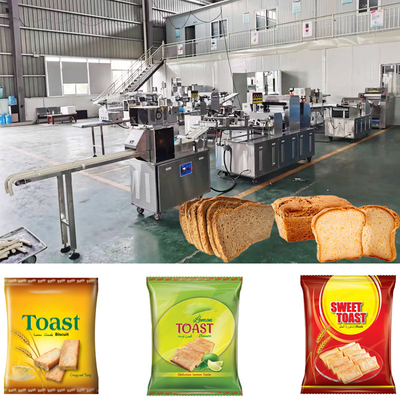 Γραμμή παραγωγής ψωμιού και τοστ Rusk Biscuit Zwieback